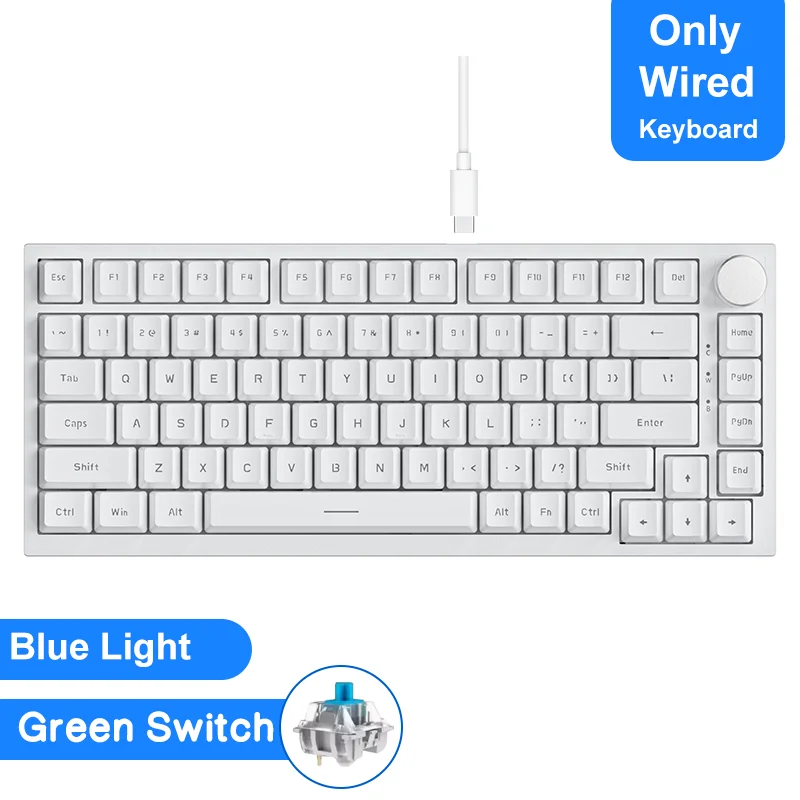 Mechanical Bluetooth Gaming Keyboard 75 Percent Hot Swap - Image 33