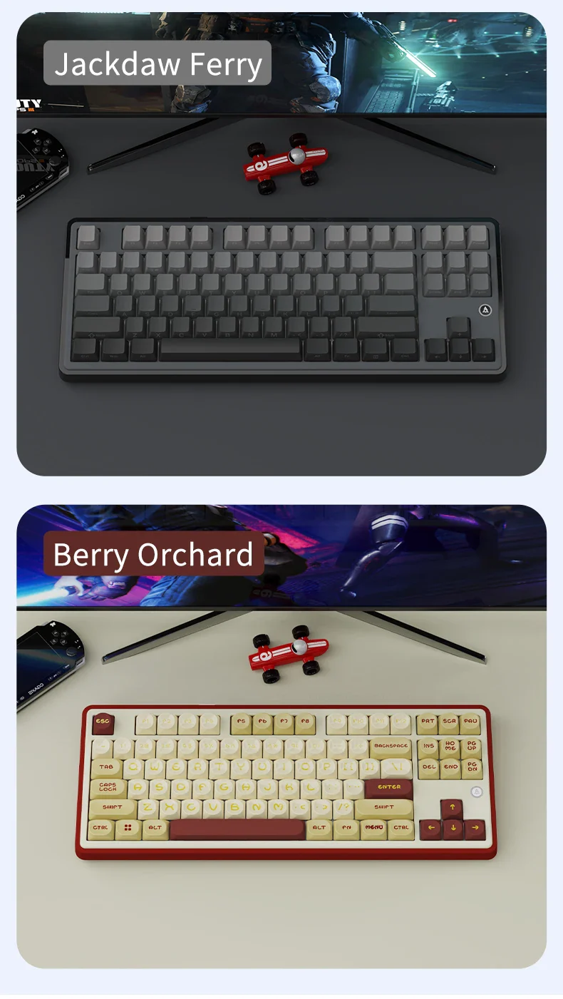 Mechanical Keyboard 87 Key Tri Mode RGB Hot Swappable - Image 17