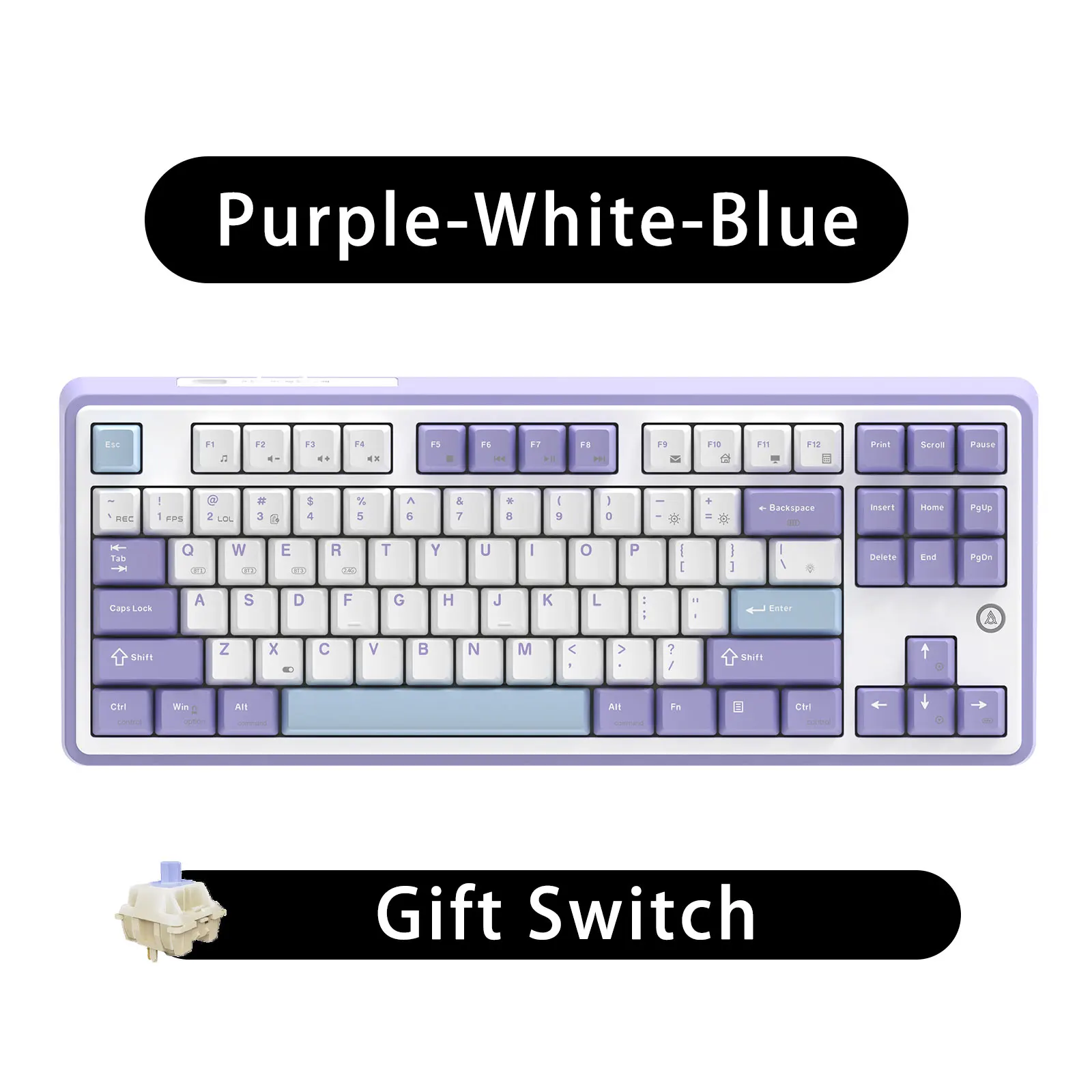 Mechanical Keyboard 87 Key Tri Mode RGB Hot Swappable - Image 20