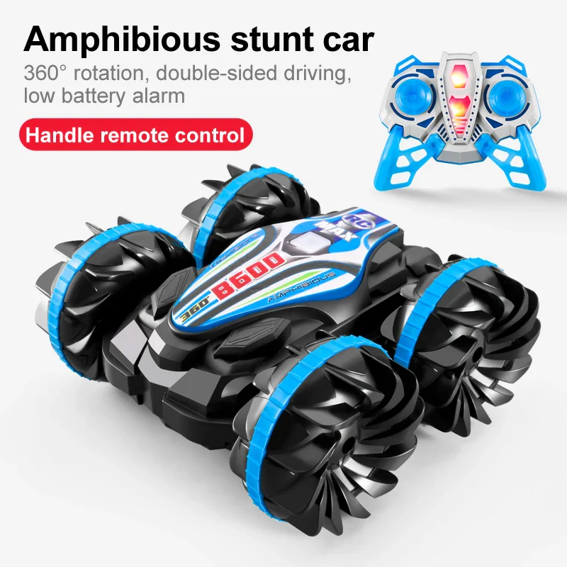 All-Terrain RC Stunt Car - Double-Sided Flip, Drift Wheel Light, Outdoor Toy for Boys - Image 3