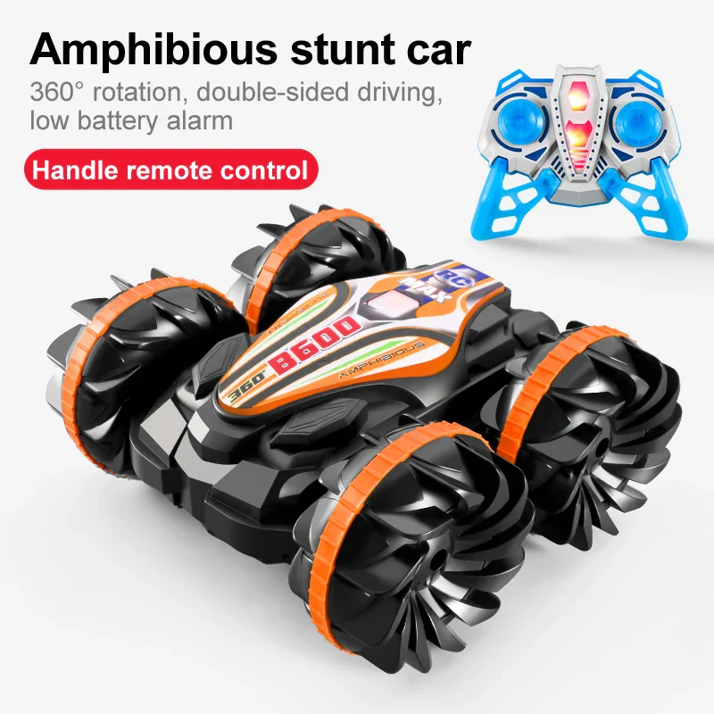 All-Terrain RC Stunt Car - Double-Sided Flip, Drift Wheel Light, Outdoor Toy for Boys - Image 5