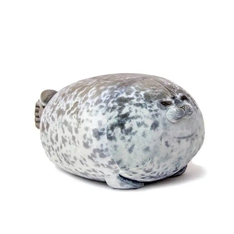 Angry Blob Seal Pillow 3D Plush Toy for Kids, 20CM Cute Sea Lion Gift - Image 4