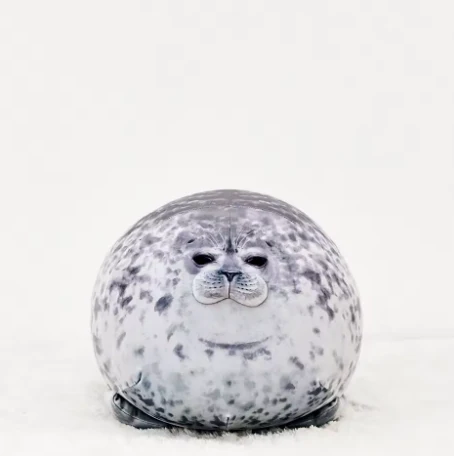 Angry Blob Seal Pillow 3D Plush Toy for Kids, 20CM Cute Sea Lion Gift - Image 5