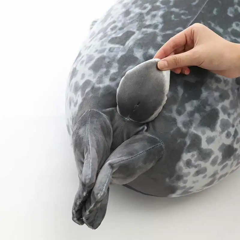 Angry Blob Seal Pillow 3D Plush Toy for Kids, 20CM Cute Sea Lion Gift - Image 6