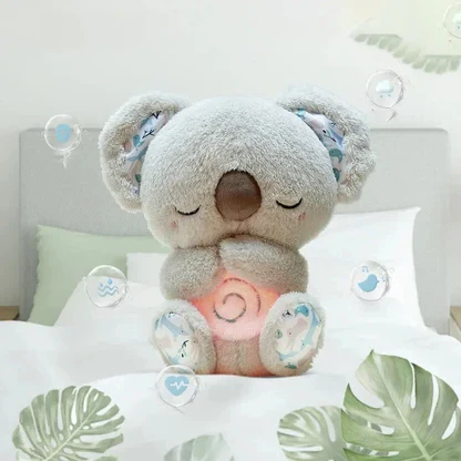Anxiety Relief Koala Plush Toy Calming Sleep Aid With Gentle Breathing Motion And Soothing Lights Fall 2025 - Image 3