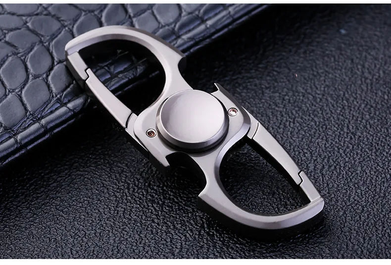 Fidget Spinner Keychain Stainless Steel EDC Gift 2025 - Image 19
