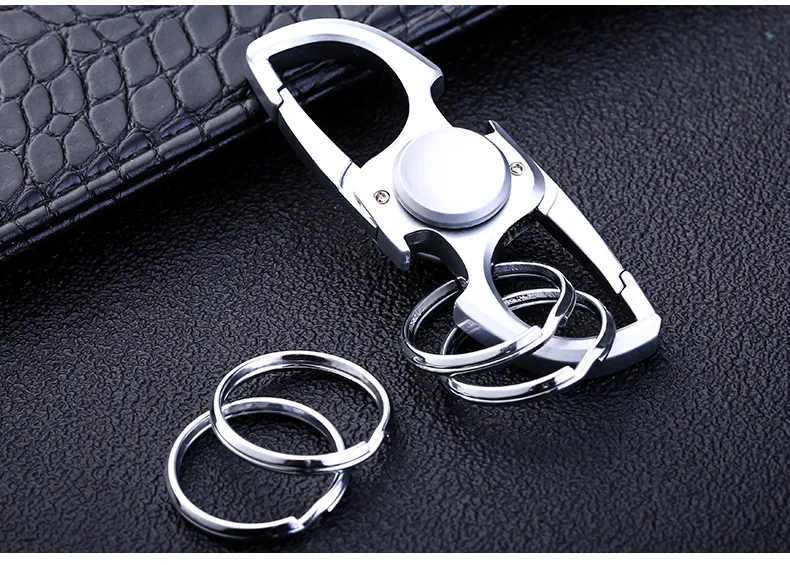 Fidget Spinner Keychain Stainless Steel EDC Gift 2025 - Image 20