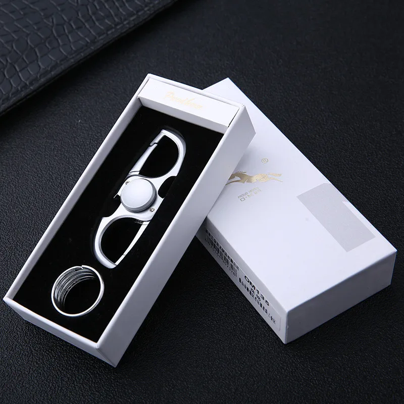 Fidget Spinner Keychain Stainless Steel EDC Gift 2025 - Image 5