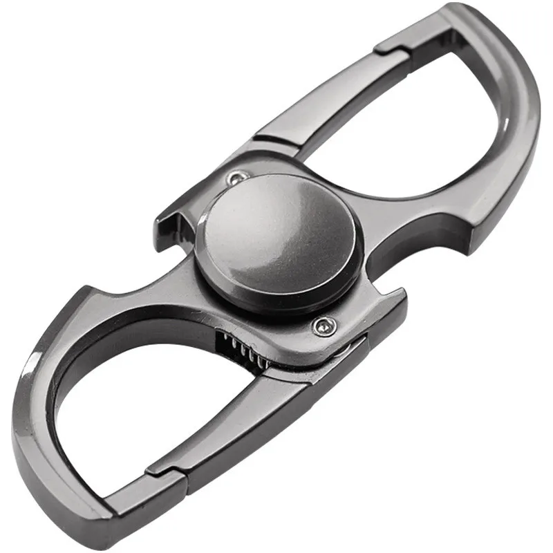 Fidget Spinner Keychain Stainless Steel EDC Gift 2025 - Image 6