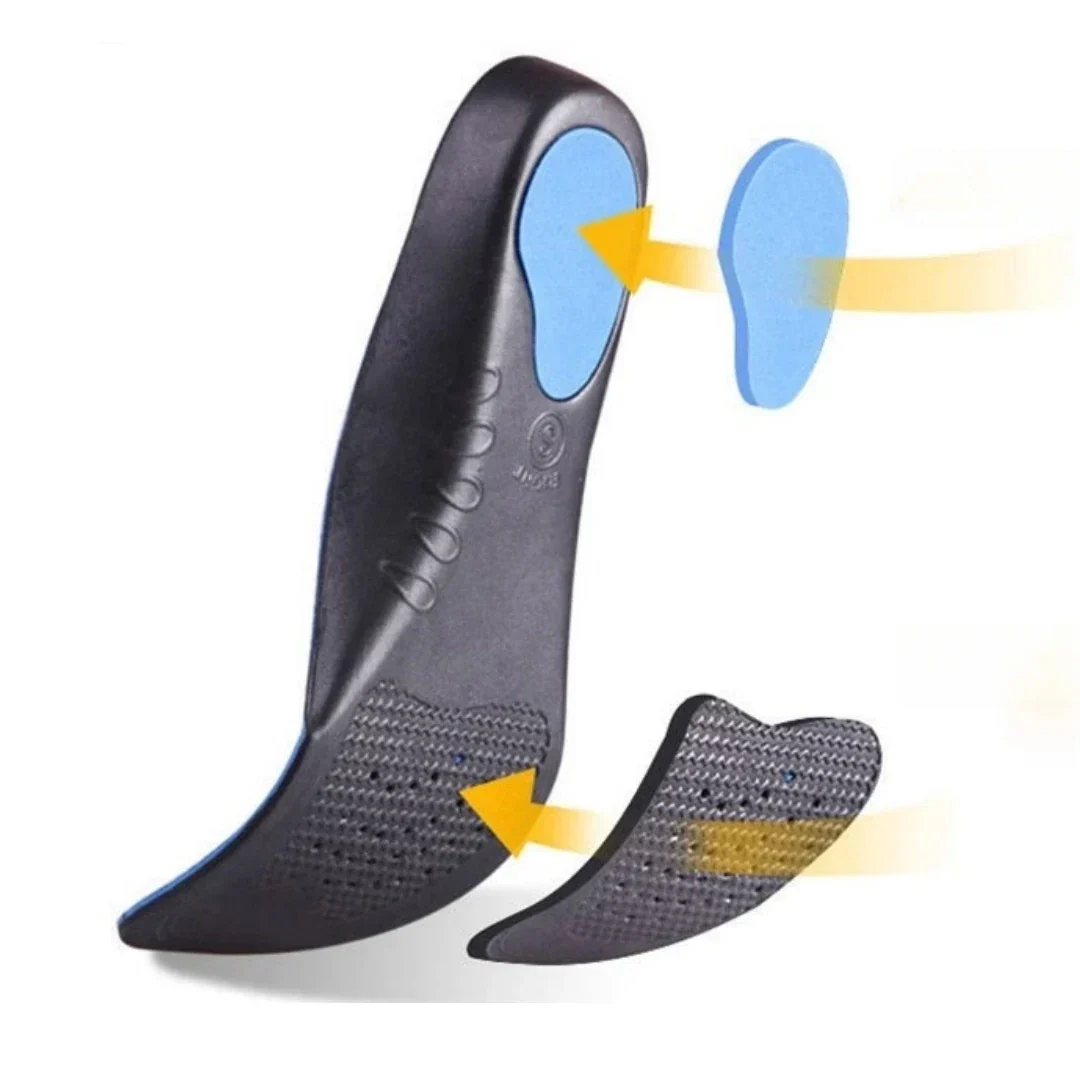 Arch Support Insoles 3cm Height Orthotic Gel Inserts For Flat Feet Plush Comfort Fall 2025 Gift - Image 3