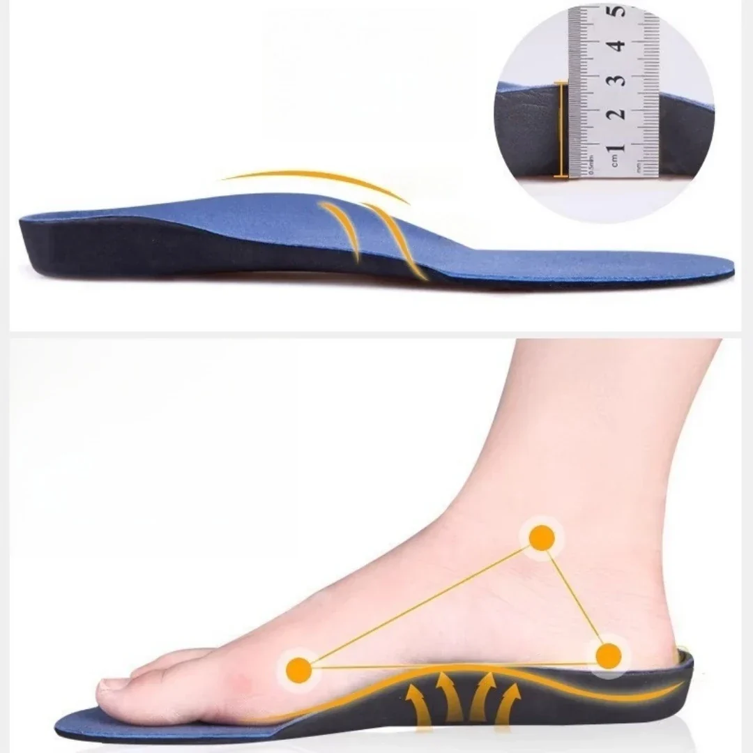 Arch Support Insoles 3cm Height Orthotic Gel Inserts For Flat Feet Plush Comfort Fall 2025 Gift - Image 6