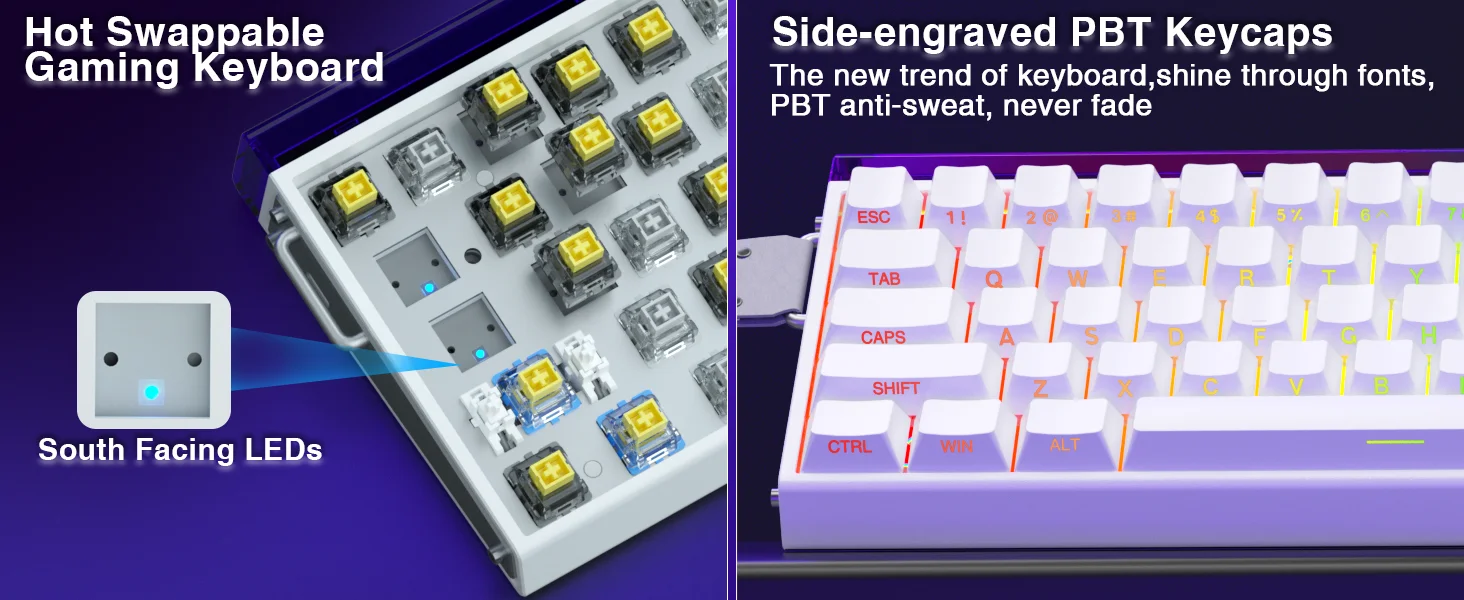Mechanical 60 Percent Magnetic Switch Gaming Keyboard 8KHz - Image 12