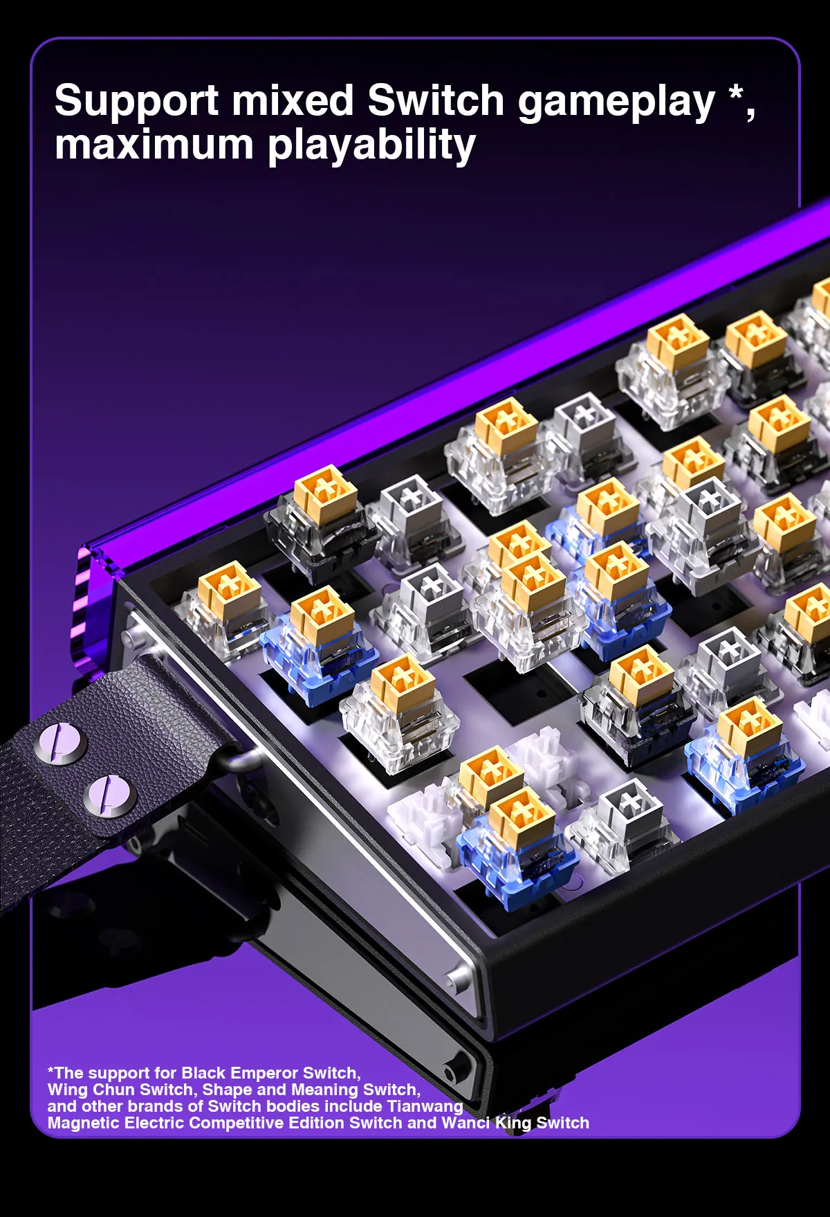 Mechanical Gaming Keyboard 68 Key RGB Compact Esports - Image 21