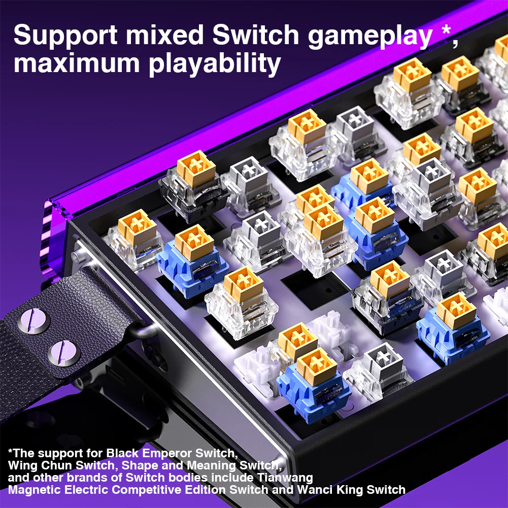 Mechanical Gaming Keyboard 68 Key RGB Compact Esports - Image 4