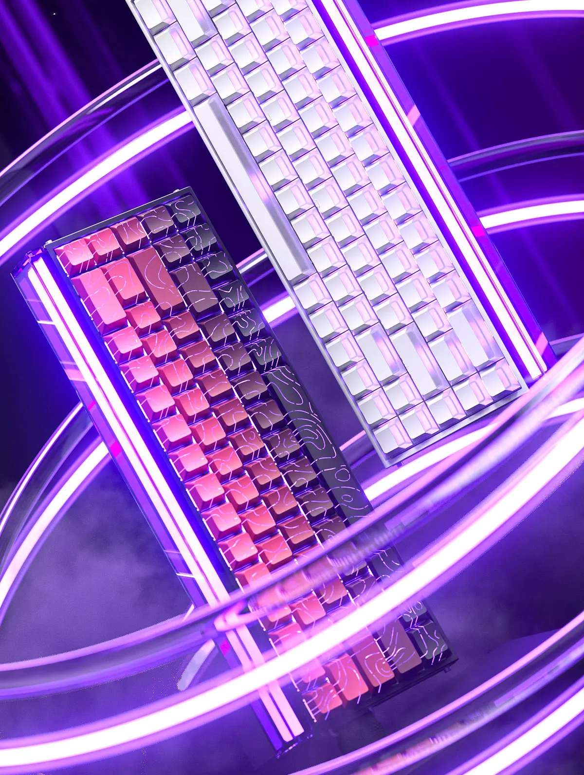 Mechanical Gaming Keyboard 68 Key RGB Compact Esports - Image 8