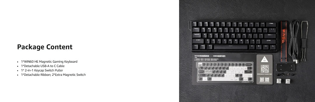 60 Percent Magnetic Mechanical Keyboard Hot Swap 8000Hz - Image 11