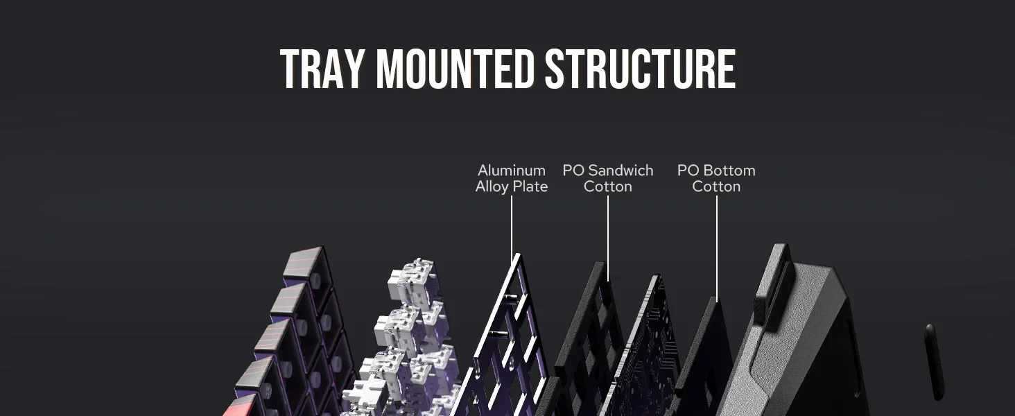 Mechanical 60 Percent Hot Swap Keyboard Aluminum RGB Hall - Image 10