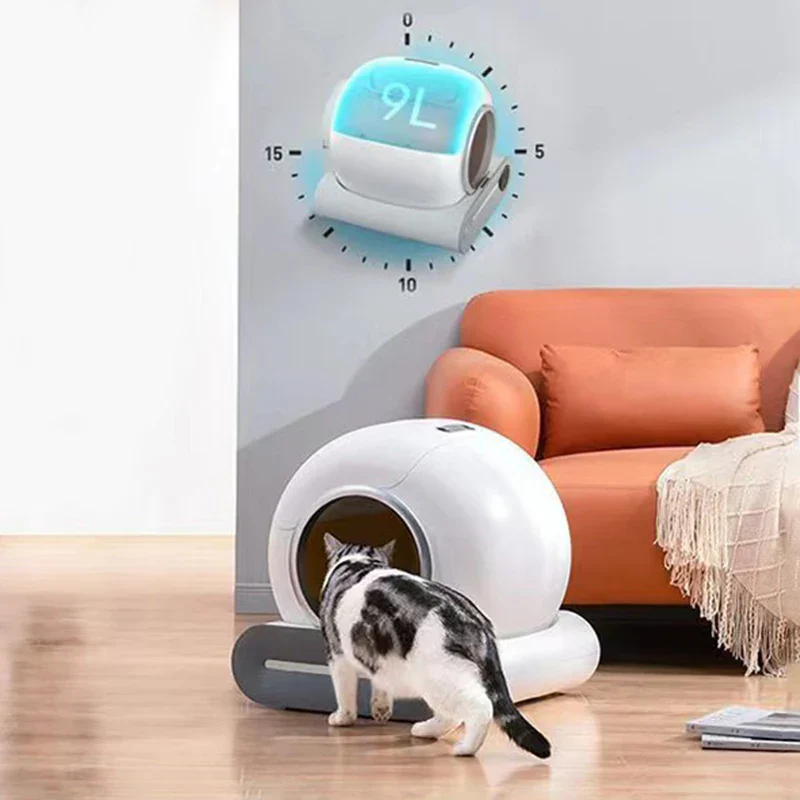 Automatic Cat Litter Box 65L Capacity Self Cleaning Fully Enclosed Cat Toilet Odor Control Smart Home 2025 - Image 2