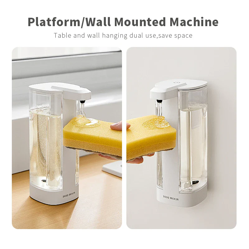 Automatic Dishwashing Machine Sensor Hand Sanitizer Dispenser - Intelligent Kitchen Soap Dispenser with Adjustable Liquid Output - Image 7