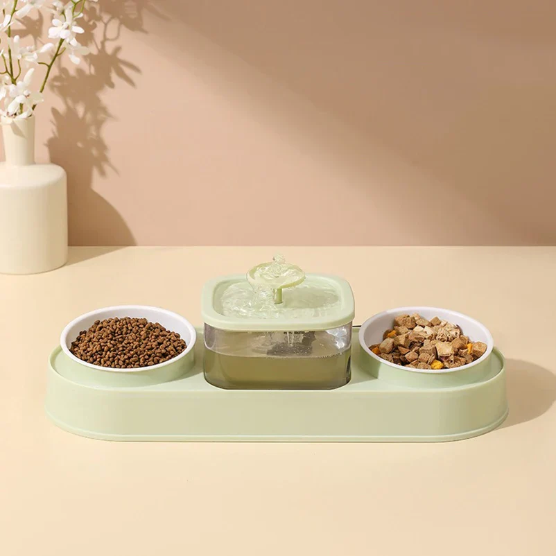Automatic Pet Feeder 200ml Portion Double Bowl Stainless Steel Food And Water Station Fall 2025 Anti Slip Easy Clean - Image 5