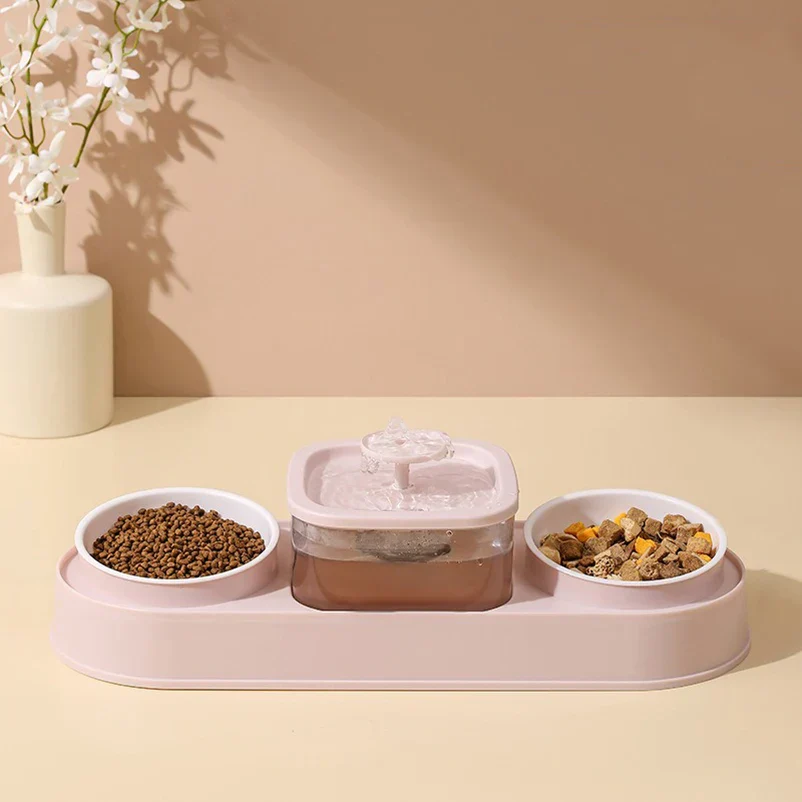 Automatic Pet Feeder 200ml Portion Double Bowl Stainless Steel Food And Water Station Fall 2025 Anti Slip Easy Clean - Image 6