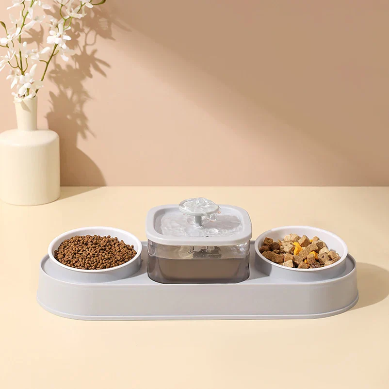 Automatic Pet Feeder 200ml Portion Double Bowl Stainless Steel Food And Water Station Fall 2025 Anti Slip Easy Clean - Image 8