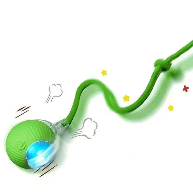 Automatic Rolling Ball Cat Toy - Interactive Mouse Imitation for Cat Training - Image 2