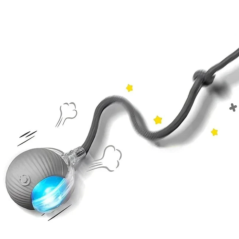 Automatic Rolling Ball Cat Toy - Interactive Mouse Imitation for Cat Training - Image 3