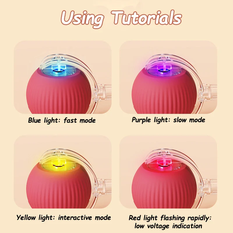 Automatic Rolling Ball Cat Toy - Interactive Mouse Imitation for Cat Training - Image 9