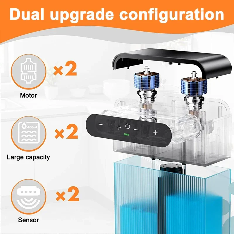 Automatic Soap Dispenser 3000mAh Wall Mount Touchless Foam And Gel Dispenser Fall 2025 Hygienic Handwashing - Image 5