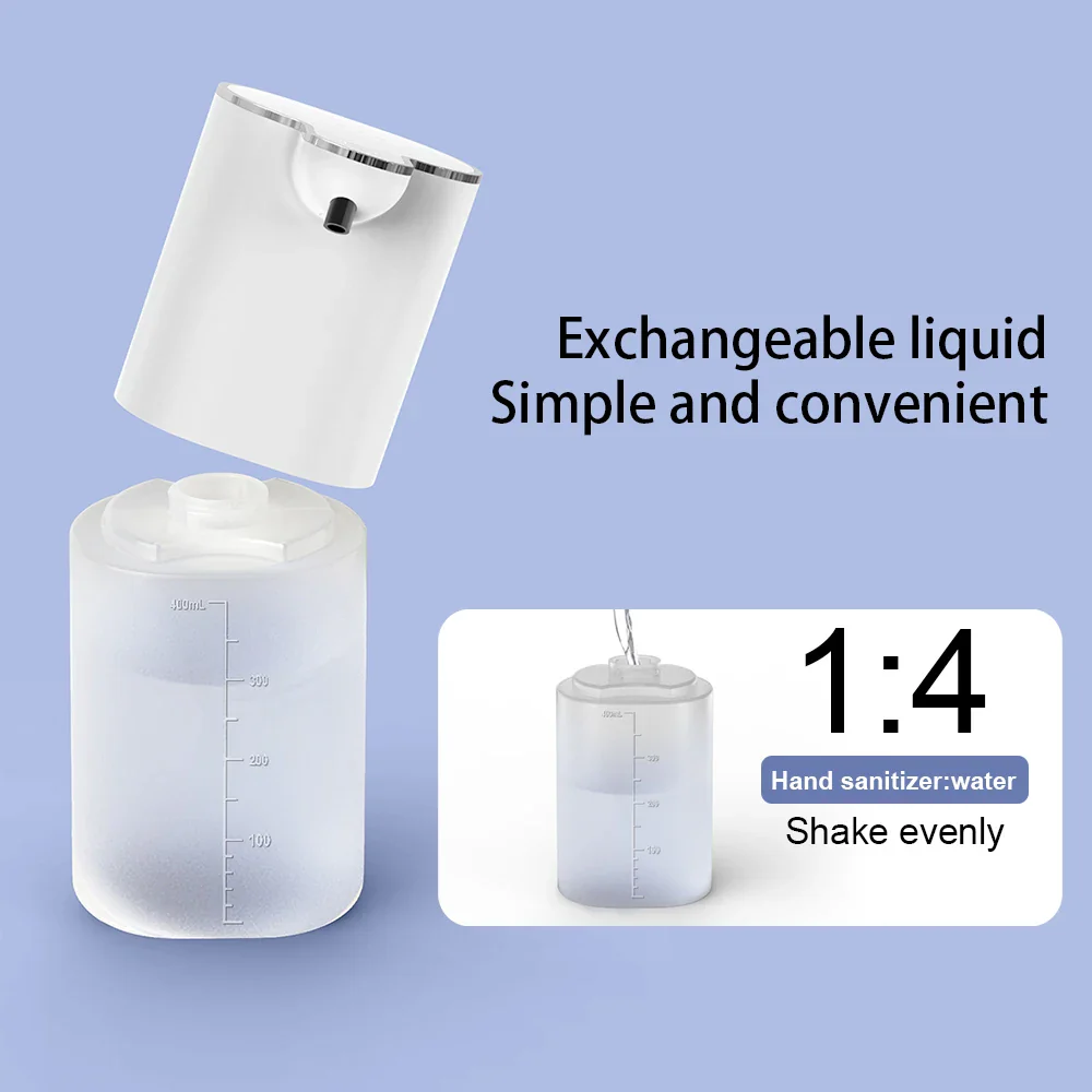 Automatic Soap Dispenser Touchless Sensor Foam Type-C Charging High Capacity Smart Soap Dispenser - Image 6