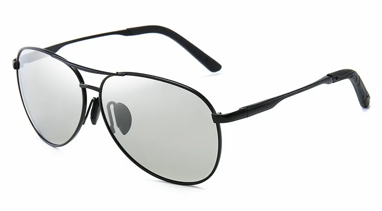 Aviation Metal Frame Color Changing Sunglasses for Men, Pilot Day Night Vision Driving - Image 14