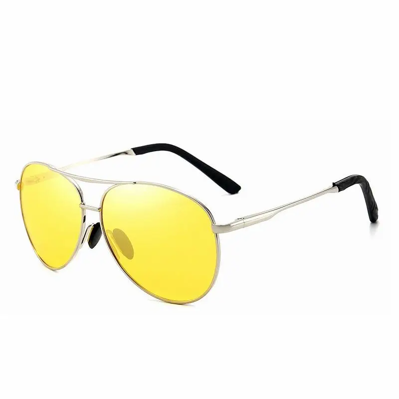 Aviation Metal Frame Color Changing Sunglasses for Men, Pilot Day Night Vision Driving - Image 16
