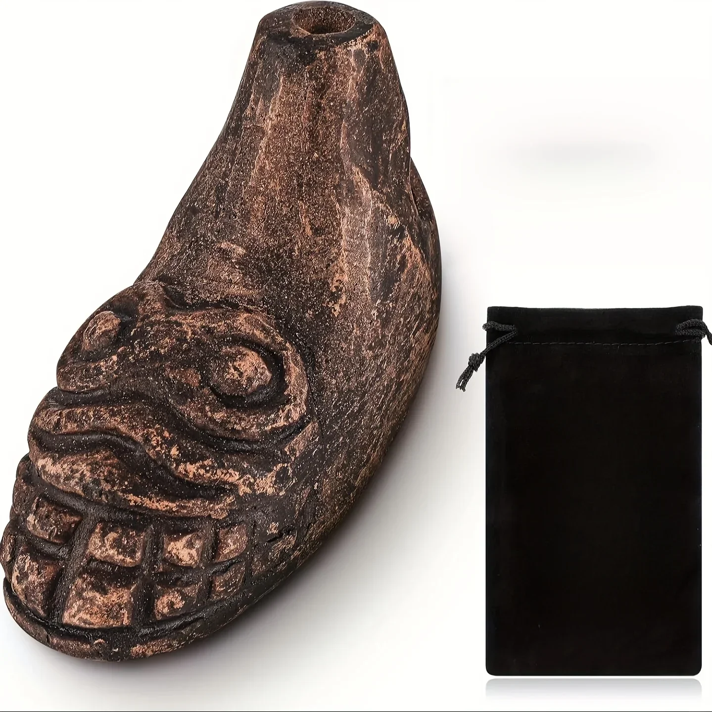 Aztec Death Whistle Ceramic Screaming Prop Halloween Fall 2025 Authentic 125 Decibel Human Sounding Cosplay - Image 11