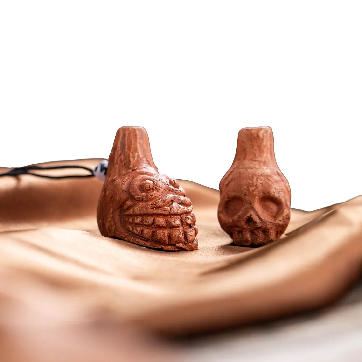 Aztec Death Whistle Ceramic Screaming Prop Halloween Fall 2025 Authentic 125 Decibel Human Sounding Cosplay - Image 3