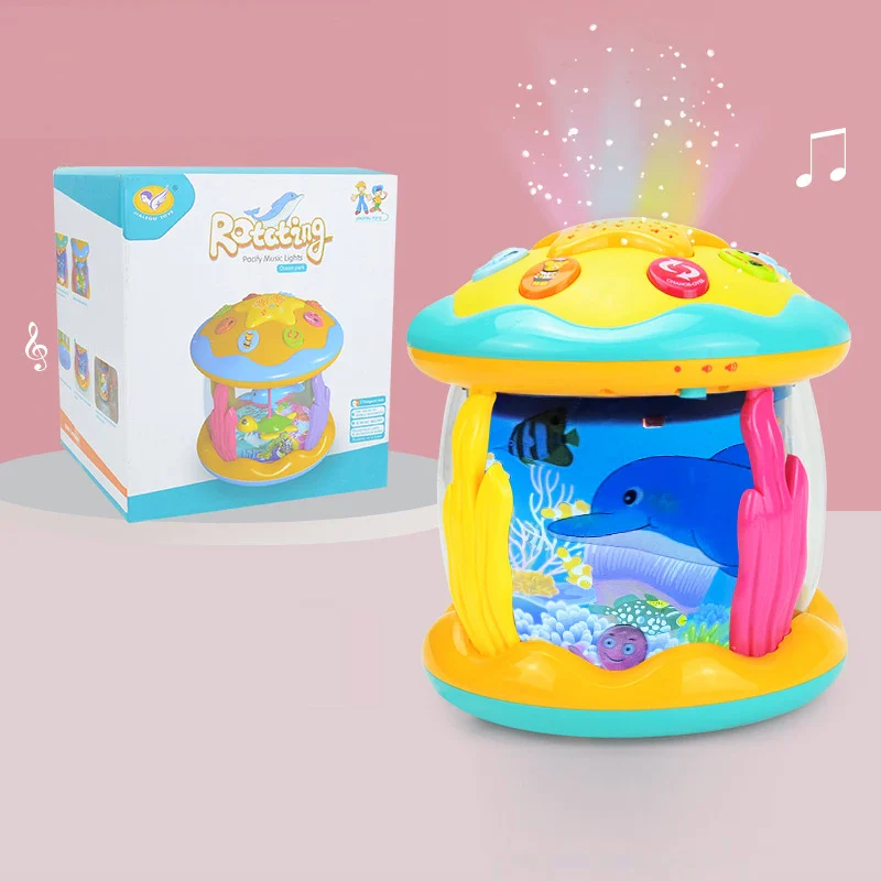 Baby 4 in 1 Tummy Time Crawling Toy - Early Learning Sea Animals Sensory Musical Gift - Image 4
