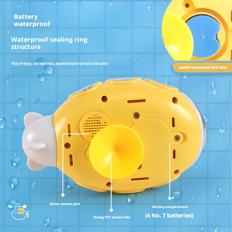 Baby Bath Toys for Kids Electric Submarine Shower Sprinkler - Image 4