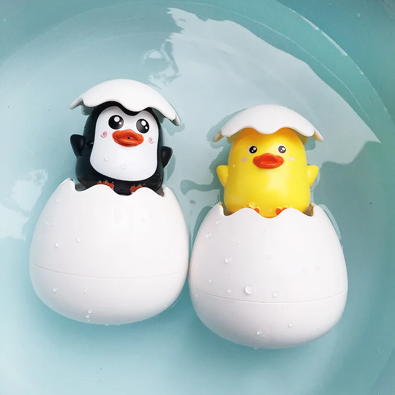 Baby Bathing Toy Kids Cute Duck Penguin Dinosaur Sprinkler Swimming Fun - Image 4