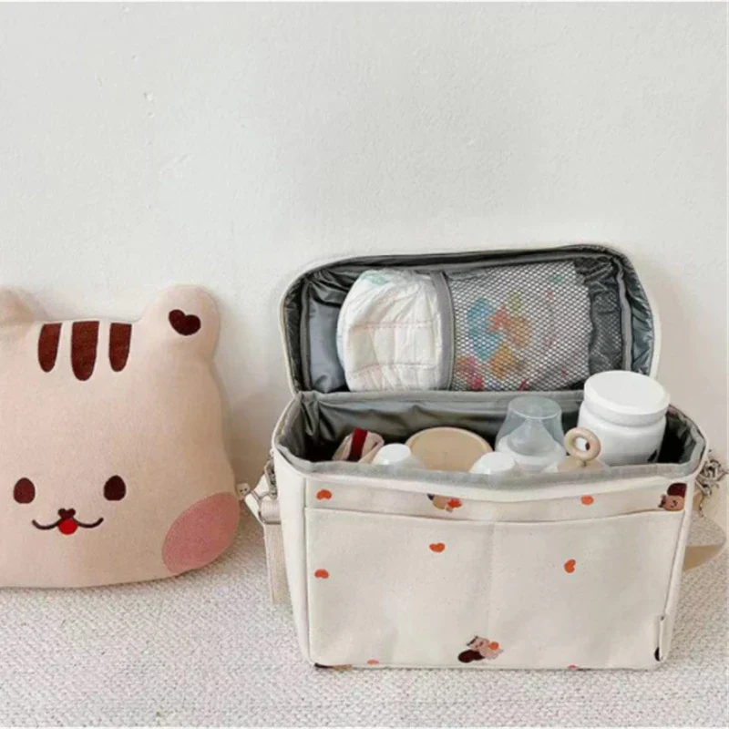 Baby Bottle Cooler Bag Waterproof Insulated Stroller Organizer Spring 2025 Thermal Diaper Pouch - Image 5