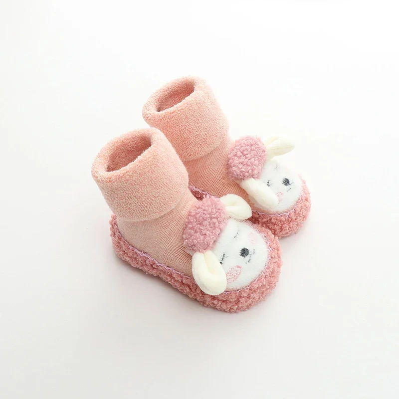 Baby Boys Girls Winter Warm First Walker Cozy Non-Slip Tube Socks Soft Sole Shoes - Image 10