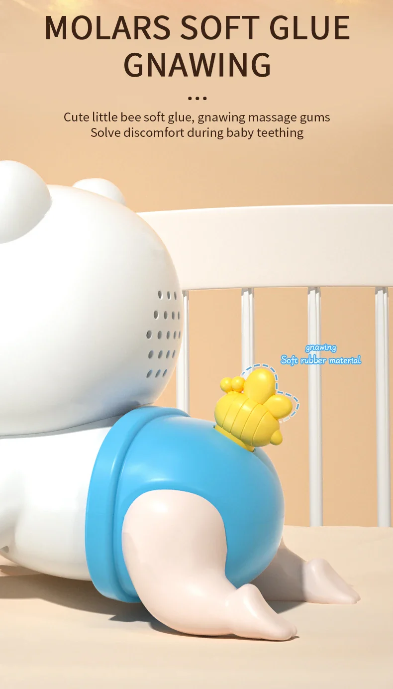 Baby Crawling Guide Toy Newborn Sensory Toys Music Aid - Image 11