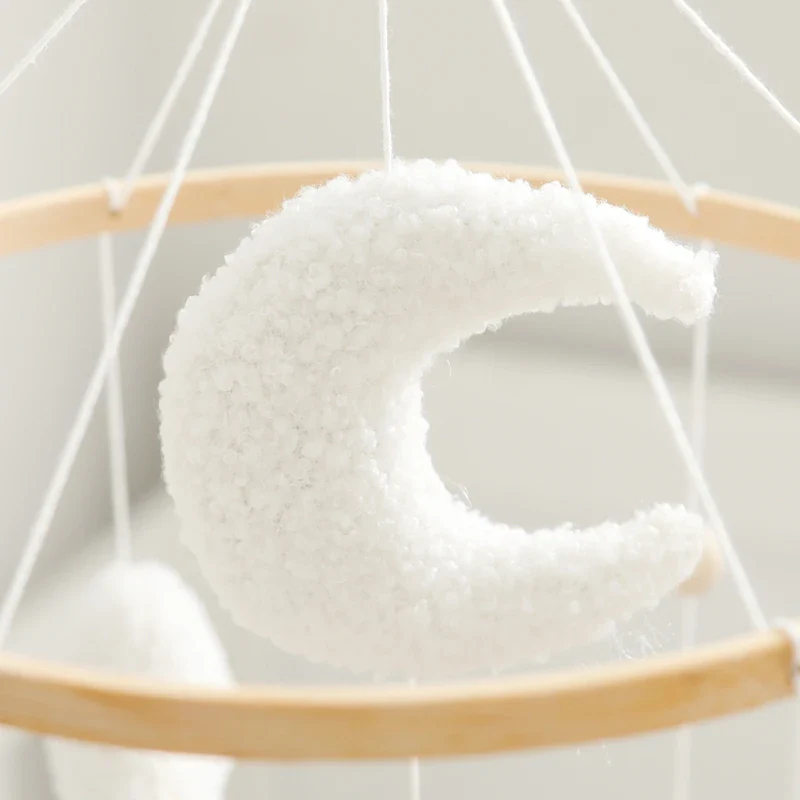 Baby Crib Mobile Wooden Nursery Newborn Sensory Toys - Image 22