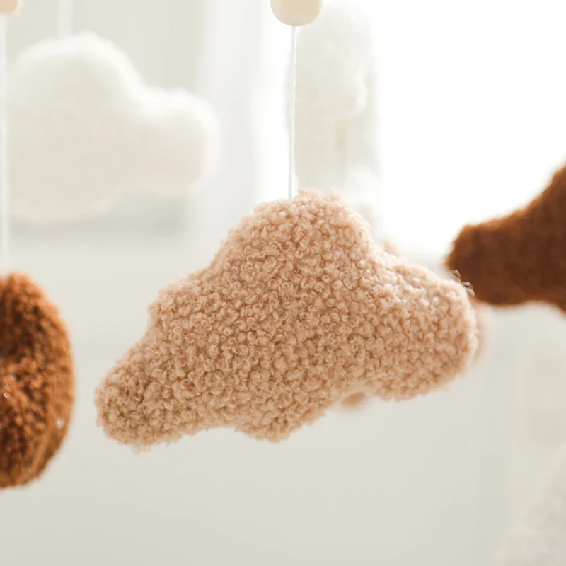 Baby Crib Mobile Wooden Nursery Newborn Sensory Toys - Image 50