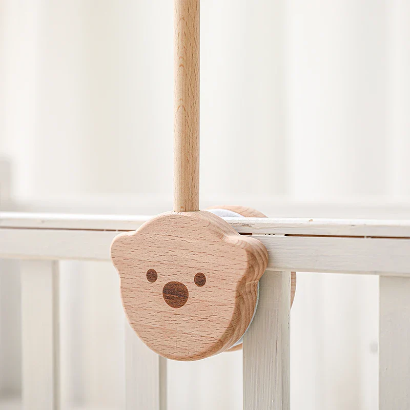 Baby Crib Mobile Wooden Nursery Newborn Sensory Toys - Image 57