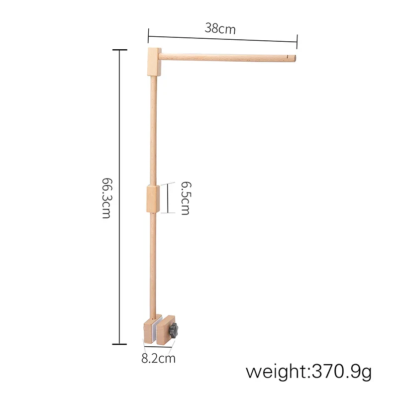 Baby Crib Mobile Wooden Nursery Newborn Sensory Toys - Image 80