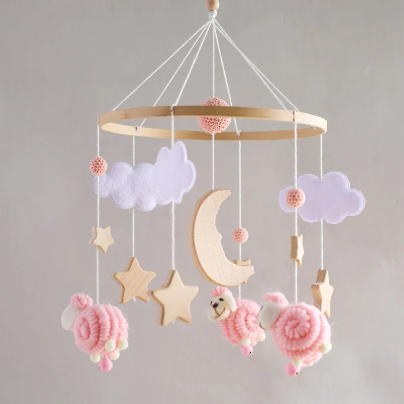 Dreamy Bear Crib Mobile with Soft Bells – Handmade Cloud & Star Nursery Decor - Image 100