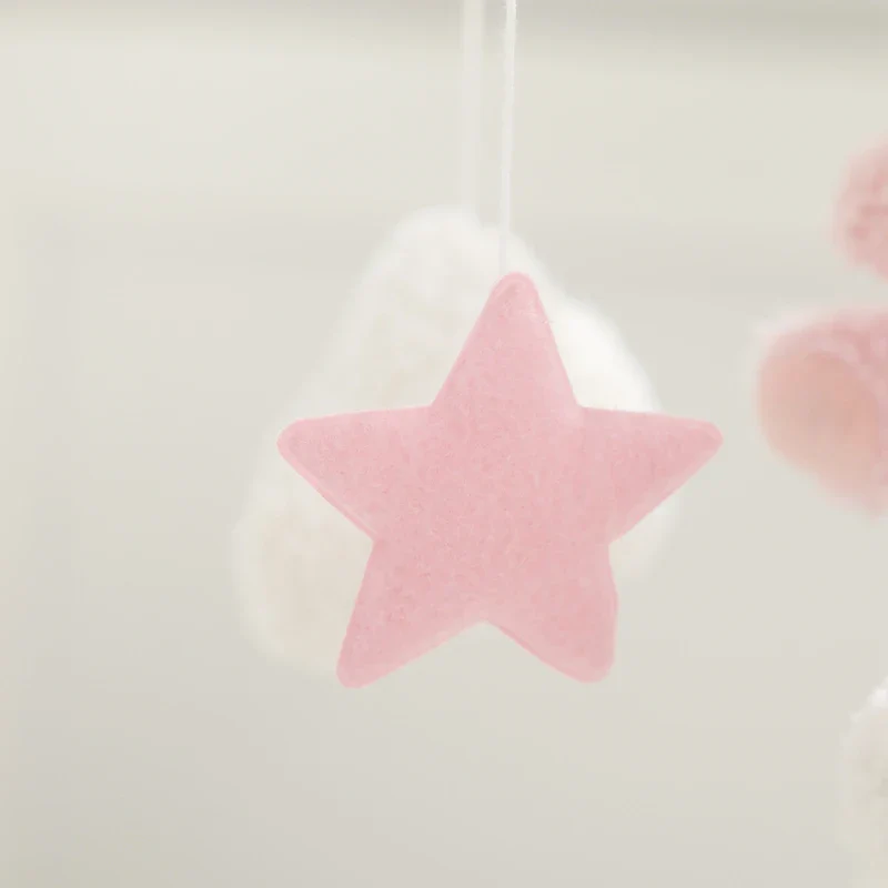 Dreamy Bear Crib Mobile with Soft Bells – Handmade Cloud & Star Nursery Decor - Image 36