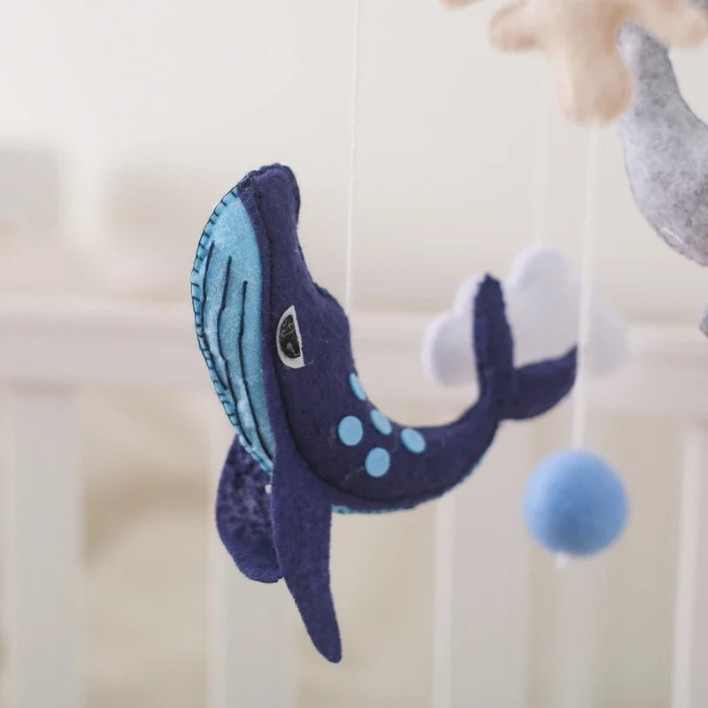 Dreamy Bear Crib Mobile with Soft Bells – Handmade Cloud & Star Nursery Decor - Image 56