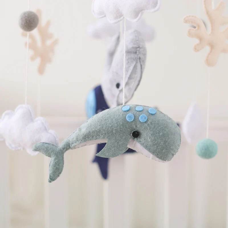Dreamy Bear Crib Mobile with Soft Bells – Handmade Cloud & Star Nursery Decor - Image 57
