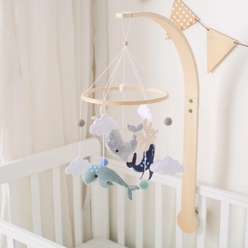 Dreamy Bear Crib Mobile with Soft Bells – Handmade Cloud & Star Nursery Decor - Image 59